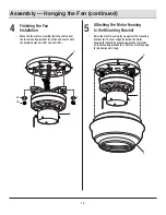 Предварительный просмотр 10 страницы HAMPTON BAY 3573957 Use And Care Manual