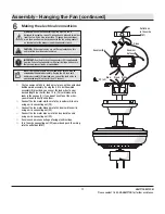 Предварительный просмотр 11 страницы HAMPTON BAY 41350 Use And Care Manual