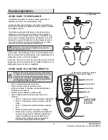 Preview for 36 page of HAMPTON BAY 42010 Use And Care Manual