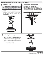 Предварительный просмотр 9 страницы HAMPTON BAY 434-972 Use And Care Manual