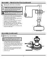 Предварительный просмотр 10 страницы HAMPTON BAY 434-972 Use And Care Manual