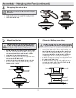 Предварительный просмотр 10 страницы HAMPTON BAY 44-SDV Use And Care Manual