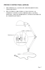 Предварительный просмотр 7 страницы HAMPTON BAY 465-003 Instruction Manual