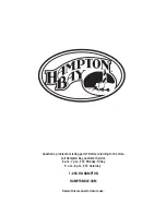 Preview for 21 page of HAMPTON BAY 501.0601.000 Use And Care Manual