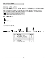 Preview for 3 page of HAMPTON BAY 50180 Use And Care Manual