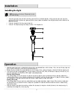 Preview for 4 page of HAMPTON BAY 50180 Use And Care Manual