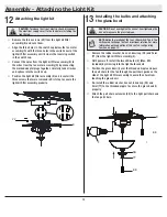 Предварительный просмотр 12 страницы HAMPTON BAY 50248 Use And Care Manual