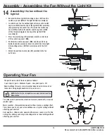 Предварительный просмотр 13 страницы HAMPTON BAY 50248 Use And Care Manual