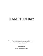 Предварительный просмотр 16 страницы HAMPTON BAY 504091110 Use And Care Manual