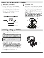 Предварительный просмотр 8 страницы HAMPTON BAY 52-MLN Use And Care Manual