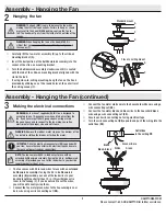 Предварительный просмотр 9 страницы HAMPTON BAY 52-MLN Use And Care Manual