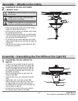 Предварительный просмотр 13 страницы HAMPTON BAY 52-MLN Use And Care Manual