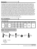 Preview for 3 page of HAMPTON BAY 52-RMG Use And Care Manual