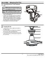 Предварительный просмотр 9 страницы HAMPTON BAY 52133 Use And Care Manual