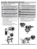 Предварительный просмотр 10 страницы HAMPTON BAY 52133 Use And Care Manual