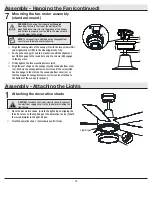 Предварительный просмотр 12 страницы HAMPTON BAY 52133 Use And Care Manual