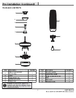 Предварительный просмотр 5 страницы HAMPTON BAY 52139 Use And Care Manual