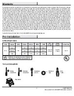 Preview for 3 page of HAMPTON BAY 52193 Use And Care Manual