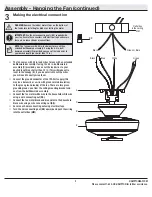 Preview for 9 page of HAMPTON BAY 52193 Use And Care Manual