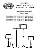 Preview for 5 page of HAMPTON BAY 522-541 Instruction Manual