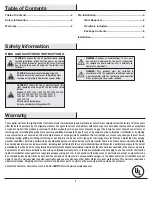 Предварительный просмотр 2 страницы HAMPTON BAY 52202 Use And Care Manual