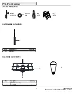 Предварительный просмотр 3 страницы HAMPTON BAY 52202 Use And Care Manual