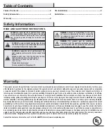 Preview for 2 page of HAMPTON BAY 52229 Use And Care Manual