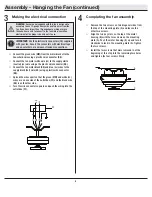 Предварительный просмотр 8 страницы HAMPTON BAY 52652 Use And Care Manual