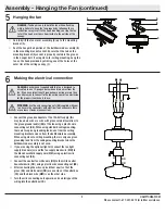 Preview for 9 page of HAMPTON BAY 52656 Use And Care Manual