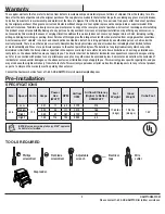 Preview for 3 page of HAMPTON BAY 52869 Use And Care Manual