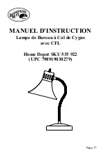 Preview for 17 page of HAMPTON BAY 535 922 Instruction Manual