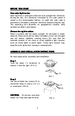 Preview for 2 page of HAMPTON BAY 545433 Instruction Manual