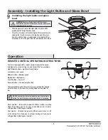 Предварительный просмотр 9 страницы HAMPTON BAY 55370 Use And Care Manual