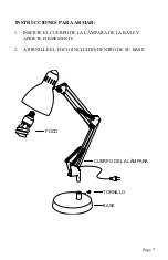 Предварительный просмотр 7 страницы HAMPTON BAY 559-354 Instruction Manual