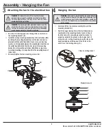 Предварительный просмотр 9 страницы HAMPTON BAY 56-ANTHL Use And Care Manual