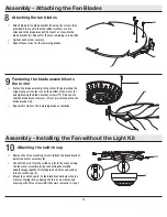 Предварительный просмотр 12 страницы HAMPTON BAY 56-ANTHL Use And Care Manual