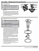 Предварительный просмотр 9 страницы HAMPTON BAY 58004 Use And Care Manual