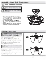 Предварительный просмотр 13 страницы HAMPTON BAY 58004 Use And Care Manual