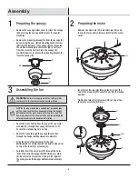 Предварительный просмотр 8 страницы HAMPTON BAY 593-543 AL958-ORB Use And Care Manual