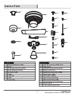 Предварительный просмотр 17 страницы HAMPTON BAY 593-543 AL958-ORB Use And Care Manual