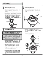 Предварительный просмотр 8 страницы HAMPTON BAY 593-548 AC324A-WH Use And Care Manual