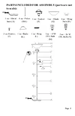 Предварительный просмотр 4 страницы HAMPTON BAY 594-817 Instruction Manual