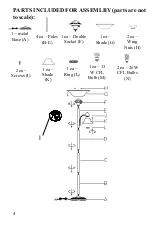 Preview for 4 page of HAMPTON BAY 596-897 Instruction Manual