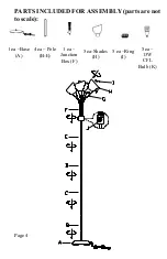 Предварительный просмотр 4 страницы HAMPTON BAY 598-821 Instruction Manual