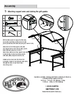 Предварительный просмотр 8 страницы HAMPTON BAY 5RGZ1390 Use And Care Manual