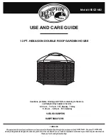 HAMPTON BAY 5SGZ1402 Use And Care Manual preview