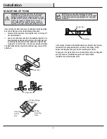 Preview for 6 page of HAMPTON BAY 600-512 Use And Care Manual