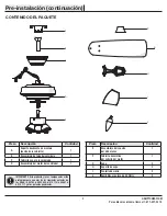 Preview for 19 page of HAMPTON BAY 600-512 Use And Care Manual