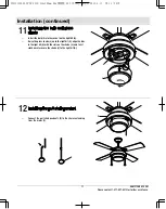 Предварительный просмотр 11 страницы HAMPTON BAY 602-651 Use And Care Manual