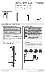 HAMPTON BAY 62919 Use And Care Manual preview